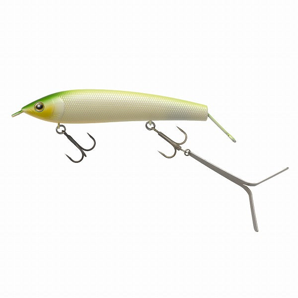 TIEMCO Bass Lure Jet Striker 430 Bone Hyper Bright Back