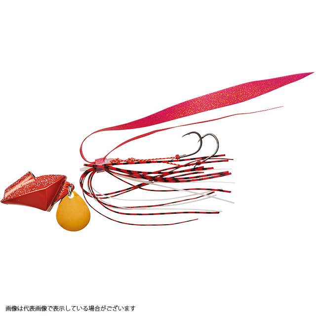 DAIWA Samurai Shore Rubber Free 30g Plated Red