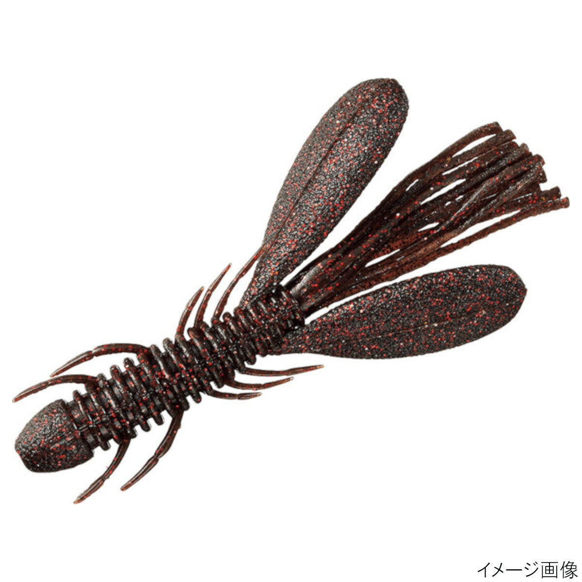 DAIWA Rattling Tube Hog 3.8 inch Scuppernon Red F