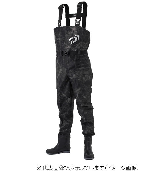 DAIWA FW-4300R-T Tight Fit Fishing Waders Radial Sole Crack Black S