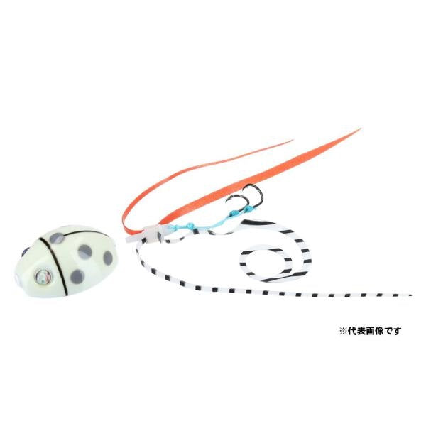 DAIWA Kouga Bay Rubber Free Alpha Nakai Ladybug Set 60g Dot Glow