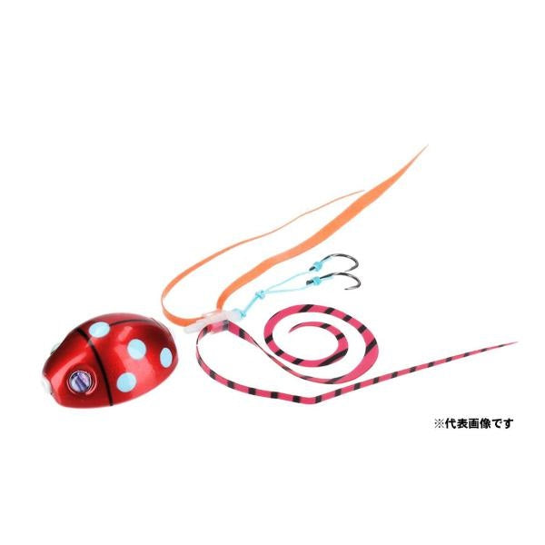 DAIWA Kouga Bay Rubber Free Alpha Nakai Ladybug Set 80g Dot Red