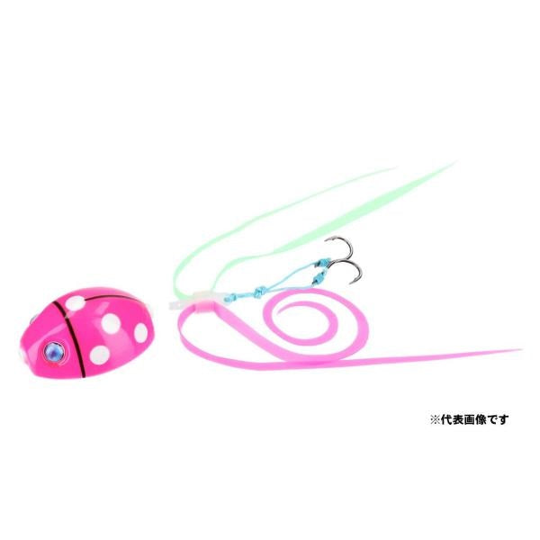 DAIWA Kouga Bay Rubber Free Alpha Nakai Ladybug Set 80g Dot Pink