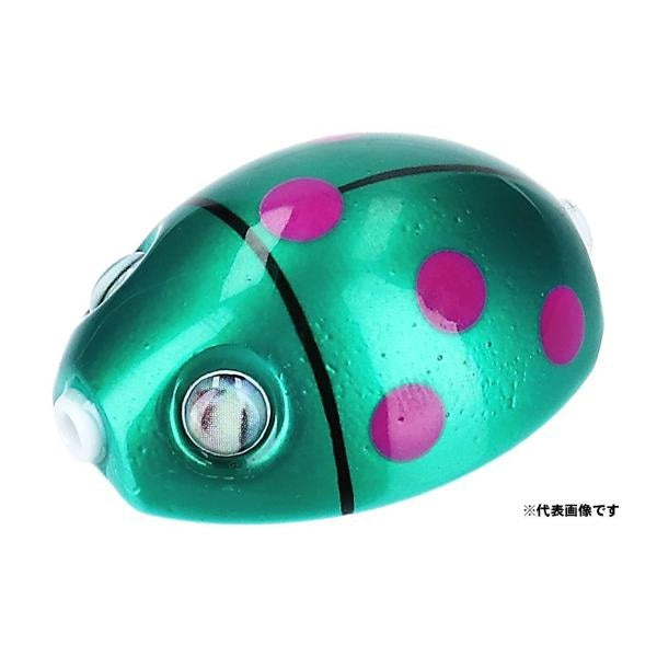 DAIWA Kouga Bay Rubber Free Alpha Nakai Ladybug Head Only 80g Dot Green