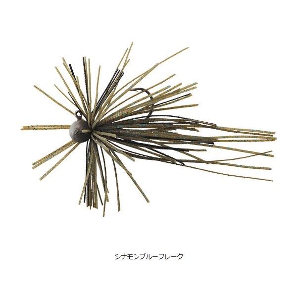 DAIWA Small Rubber Jig SS (Saxus) 1.4g Cinnamon Blue Flake