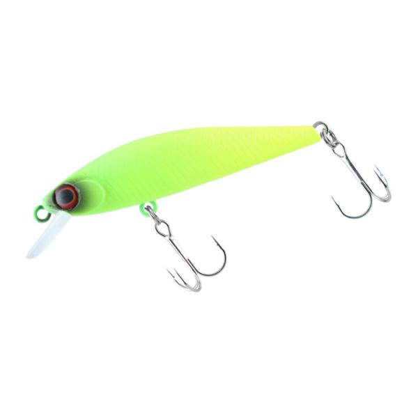 DAIWA Barracuda Hunter Minnow 50S Lime Chart