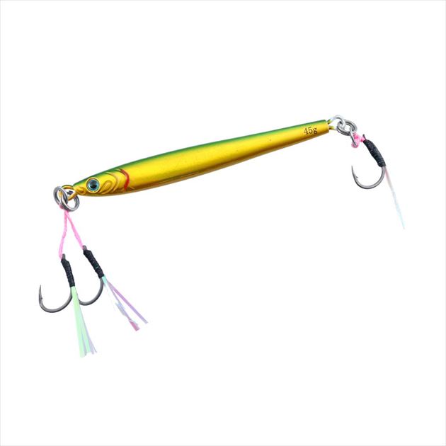 DAIWA Metal Jig TG Bait Slim SLJ (Super Light Jigging) Adel 45g AF Green Gold