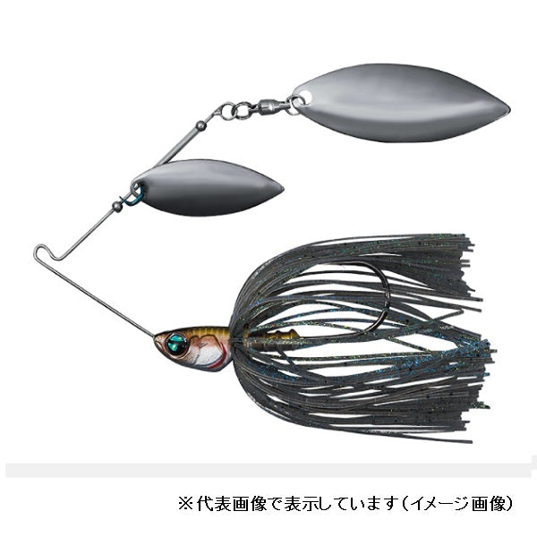 DAIWA Steez Spinnerbait 1/4oz DW (Double Willow) Smoke Shad