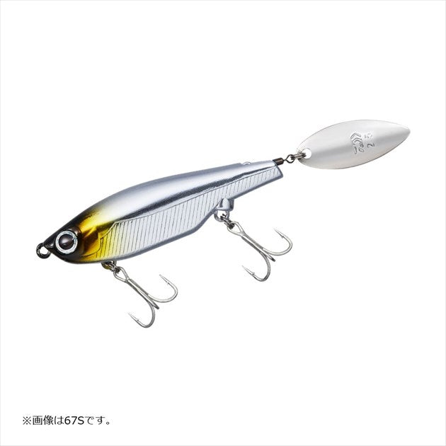 DAIWA Seabass Lure Morethan Shallow Spin 74S Gingira Gin