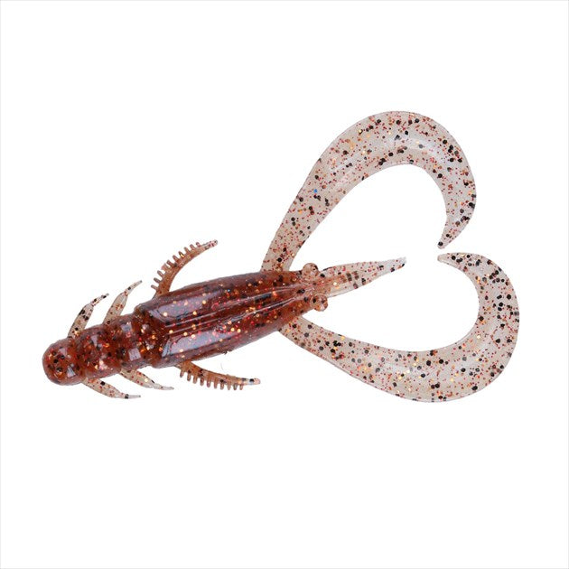 DAIWA Worm Silver Wolf Urban Crawler 2.5 inch Shrimp Miso Red Gold