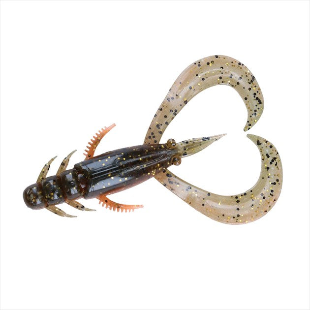 DAIWA Worm Silver Wolf Urban Crawler 2.5 inch Green Pan Orange