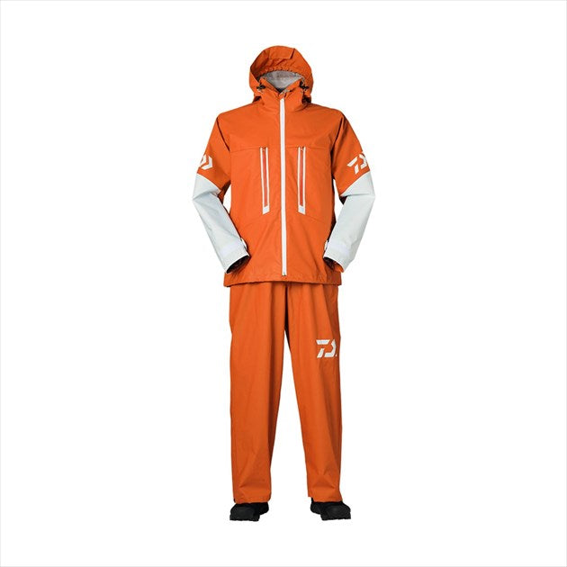 DAIWA Rainwear DR-9022 PVC Ocean Rain Suit Orange WM