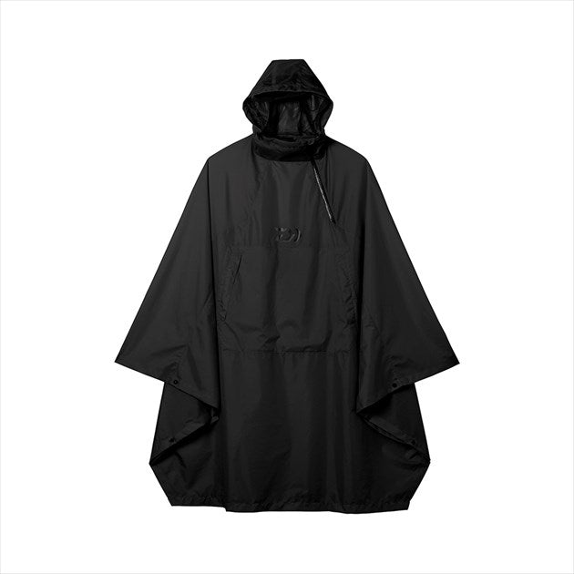 DAIWA Rainwear DJ-5222 Barrier Tech Poncho Black Free Size