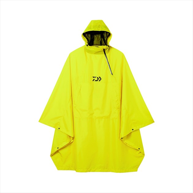 DAIWA Rainwear DJ-5222 Barrier Tech Poncho Sulfur Spring Free