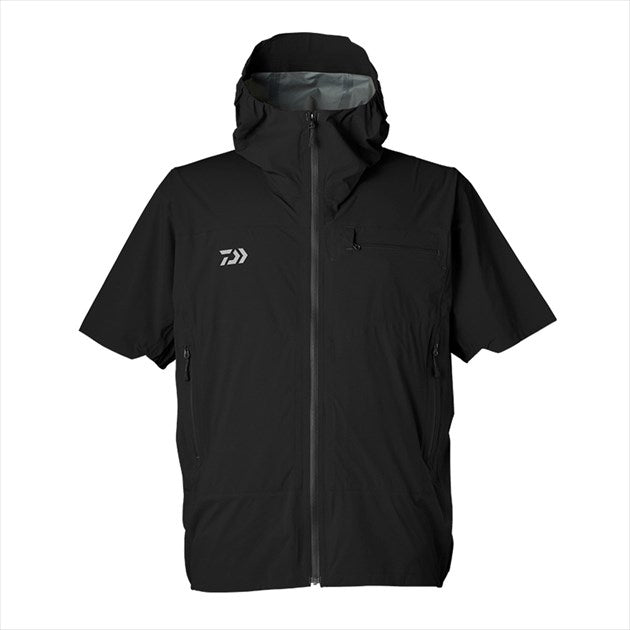 DAIWA Rainwear DR-2322J Rainmax Half Sleeve Rain Jacket Black M