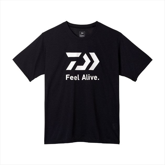 DAIWA Wear DE-9522 Short Sleeve Feel Alive.T-shirt Black