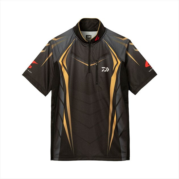 DAIWA Wear DE-7122 Special Ice Dry Short Sleeve Shirt Master Black