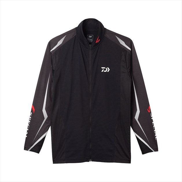 DAIWA Wear DE-7222 Special Full Zip Dry Shirt Black