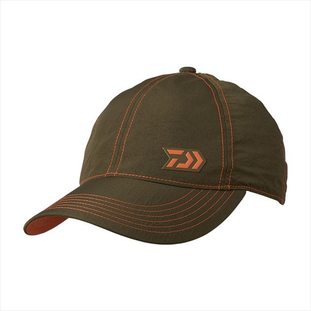 DAIWA Hat DC-6322 Recycled Nylon Cap Khaki x Orange Free Size