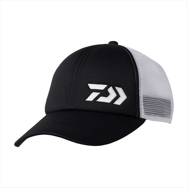 DAIWA Hat DC-6422 Half Mesh Cap Black x White Free Size