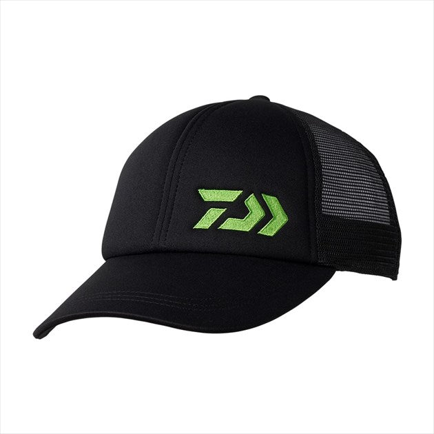 DAIWA Hat DC-6422 Half Mesh Cap Black x Lime Free Size