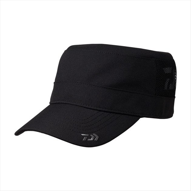 DAIWA Hat DC-6522 Water-repellent Half Mesh Work Cap Black Free Size