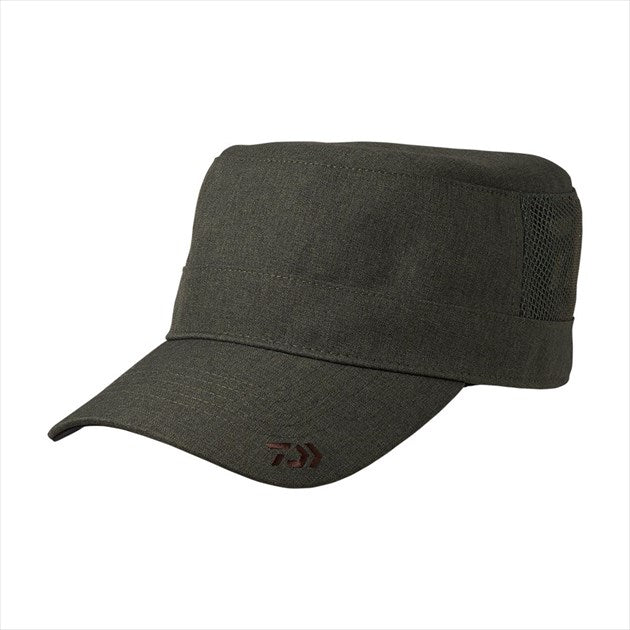 DAIWA Hat DC-6522 Water-repellent Half Mesh Work Cap Olive Free Size