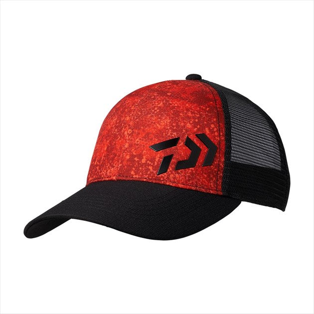 DAIWA Hat DC-6622 Hexagonal Half Mesh Cap Orange Hex Free Size