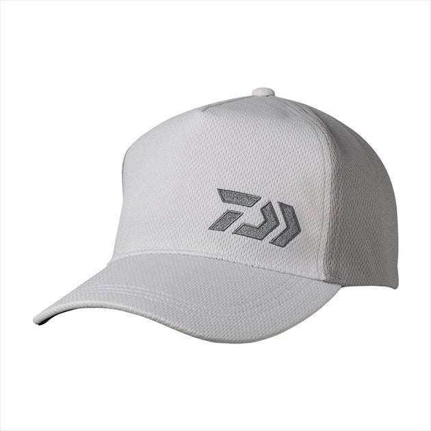 DAIWA Hat DC-9422 Moisture-absorbing and quick-drying cap White x gray Free size