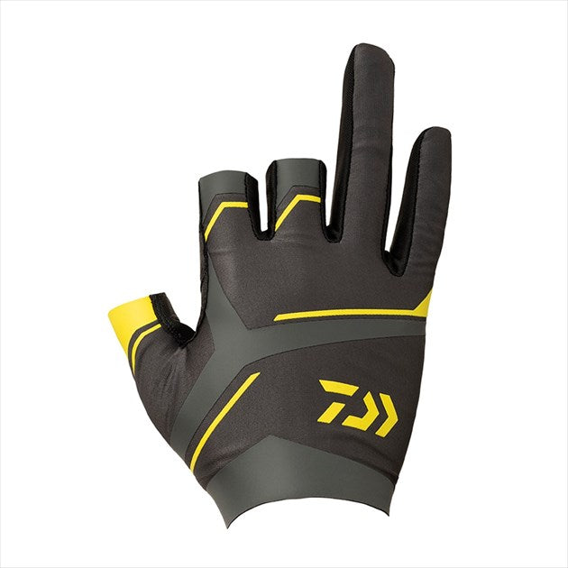 DAIWA Gloves DG-6022 Padded Stretch Fit Gloves 3-piece Cut Yellow M