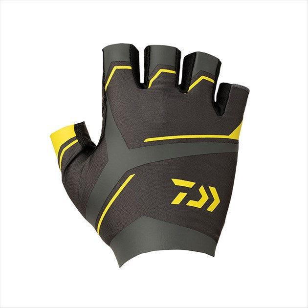 DAIWA Gloves DG-6122 Padded Stretch Fit Gloves 5-piece Cut Yellow M