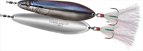 DAIWA Bass Lure STZ-SPOON STZ Spoon 1/2 Purple Smelt