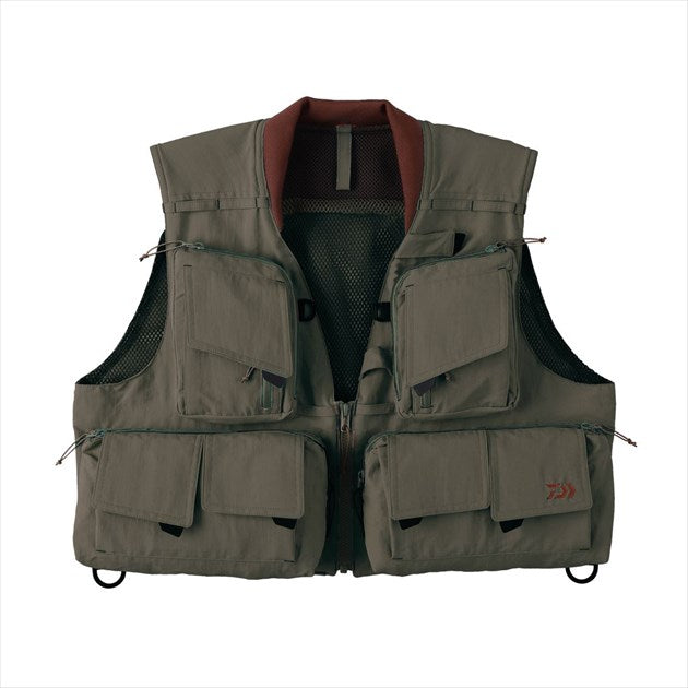 DAIWA Fishing Vest DV-3222 Native Creek Vest Brown M