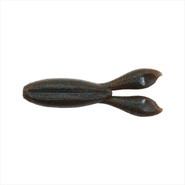 DAIWA Worm Steez Sterling Twin 3.2 inch Dark Cinnamon Blue Flake