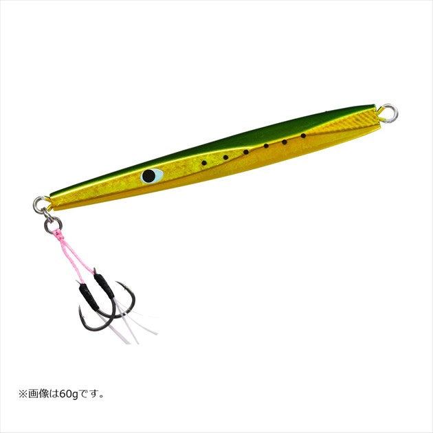 DAIWA Metal Jig MM Jig 3 with Hook 40g Adele Green Gold