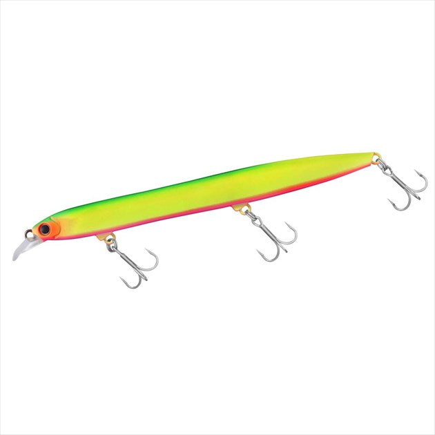 DAIWA Sea Bass Lure Morethan Hisoka 120F-SSR Matte Lime Chart Pink Berry