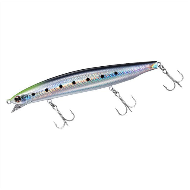 DAIWA Sea Bass Lure Shoreline Shiner Z Vertis R125F-SSR Adel Chart Head Sardine