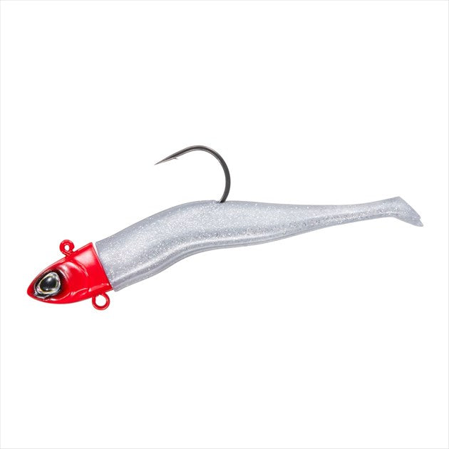 DAIWA Worm Seabass Rodem Mini 7g Chameleon Red Head