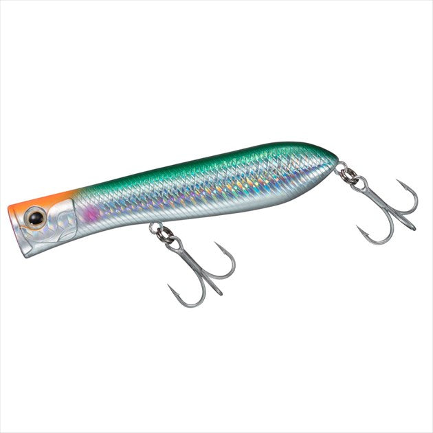 DAIWA Seabass Lure Salty Pop 95F Orange Head Kibinago Flash