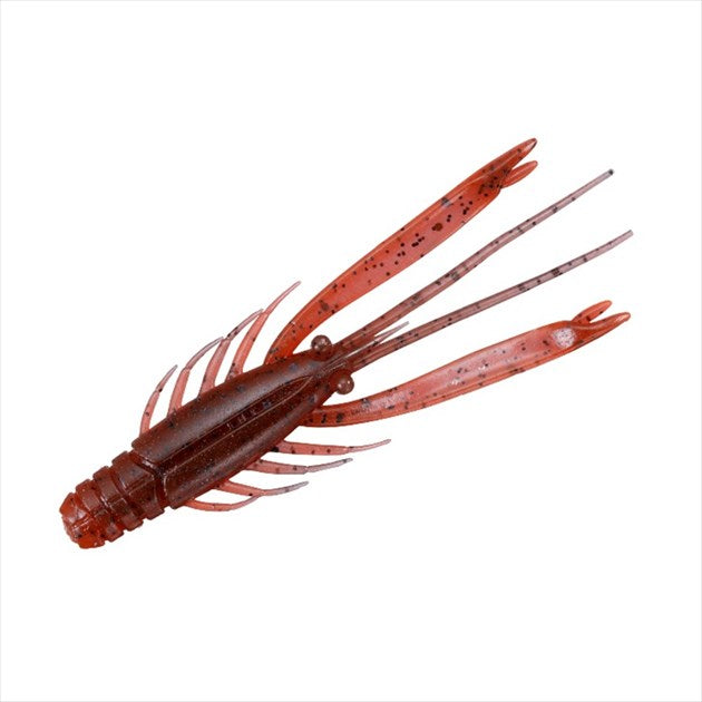 DAIWA Worm Silver Wolf Urban Shrimp 2.8 inch Red Claw