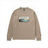 DAIWA Wear DE-6122 Graphic Long T-Shirt Surf Mocha