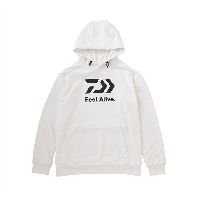 DAIWA Wear DE-8122 Logo Sweat Parka White