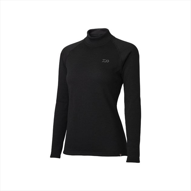 DAIWA Cold Weather Clothing Innerwear DU-3222S Danrotech Mid-Neck Undershirt, Extra Thick, Black