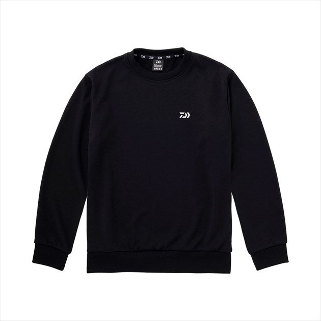 DAIWA Wear DE-8322 Crew Neck Sweat Seagull Black