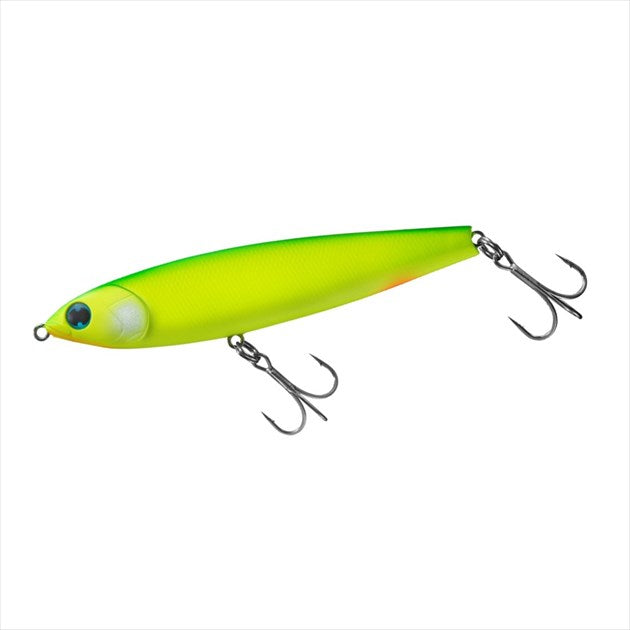 DAIWA Seabass Lure Morethan Trick Upper-R 105F Matte Lime Chart