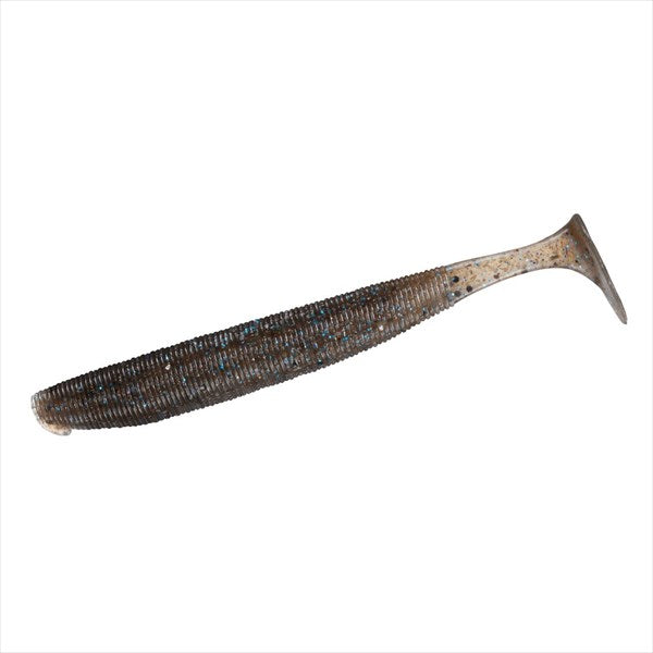 DAIWA Worm Steez Sterling Shad 2.8 inch Dark Cinnamon Blue Flake