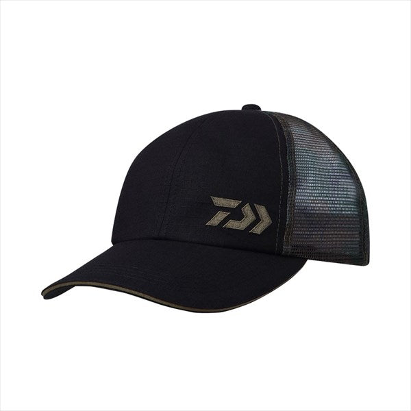 DAIWA Hat DC-7023 Camouflage Half Mesh Cap Black Free Size