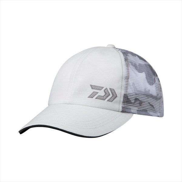 DAIWA Hat DC-7023 Camouflage Half Mesh Cap White Free Size