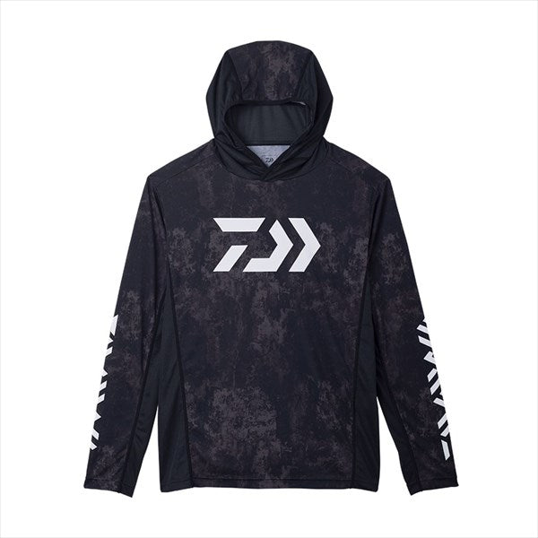 DAIWA Wear DE-3723 Hoodie Game Shirt Bottom Black