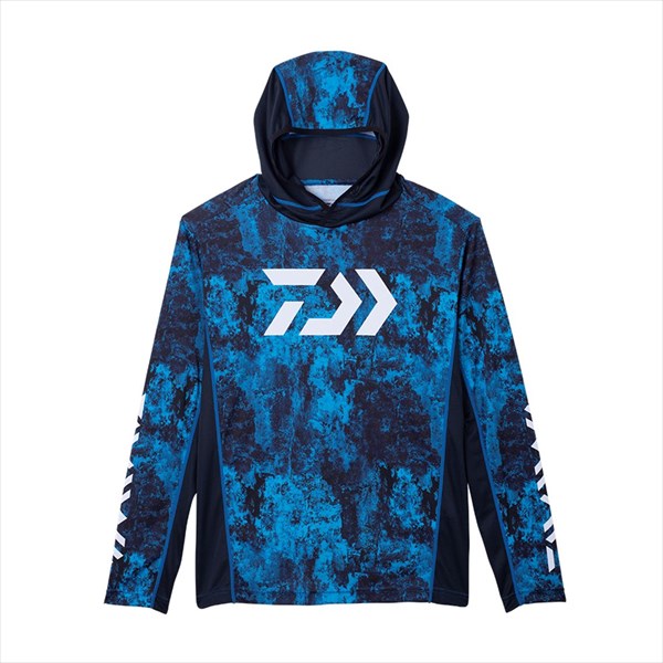 DAIWA Wear DE-3723 Hoodie Game Shirt Bottom Ocean